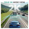 2K Car DVR 170 Dash Cam 1.5" IPS Screen WDR Video Recording Hidden Driving Record Night Vision Loop Record Easy Install(128G) view 3