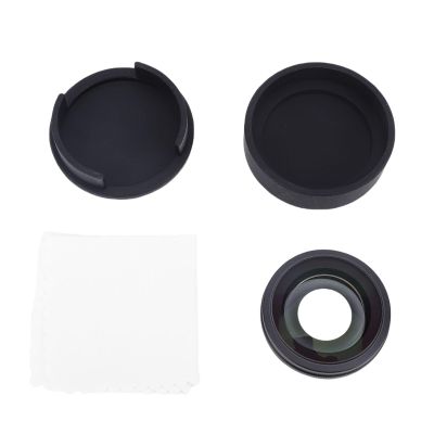 KIMISS Camera Lens Replacement Fit for Osmo Action 5Pro 185 Wide Angle HD Optical Glass Lens with Cap for Action Sports Enthusiasts