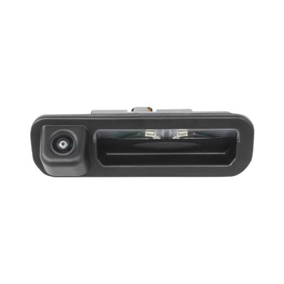 170 Degree 1920 x 1080P AHD Trunk Handle Car Rear View Camera Compatible with Focus 3 MK3 C MAX Vehicle Night Vision Reversing(CVBS480P-125deg)