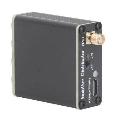 MAVIS LAVEN Active RF Isolation Splitter, Alloy Material, Minimal Insertion Loss 0.8dB, Impressive Isolation for SDR GPSDO Signal Distribution