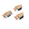 1Pcs mi ni Null Modem DB9 Plug Adapter Gender Changer Cross RS232 Serial Connector(Male to Female) view 1