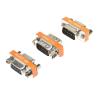 1Pcs mi ni Null Modem DB9 Plug Adapter Gender Changer Cross RS232 Serial Connector(Male to Female) view 2