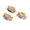 1Pcs mi ni Null Modem DB9 Plug Adapter Gender Changer Cross RS232 Serial Connector(Male to Female) view 3