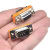 1Pcs mi ni Null Modem DB9 Plug Adapter Gender Changer Cross RS232 Serial Connector(Male to Female) view 4