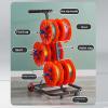 Electrical Wire Spool Rack Dispenser with Multiple Axles and Wheels, Heavy-Duty Cable Unroller for Electricians and Industrial Tools view 3