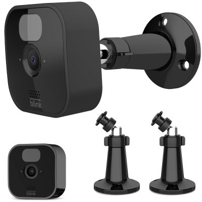 Blink Outdoor Camera Mount 2 Pack, 360 & 90 Adjustable Wall Mount Bracket Compatible with Blink Outdoor 4/Outdoor 2K+/Outdoor 3rd/Indoor, Durable ABS Security Camera Mount for Indoor/Outdoor Use