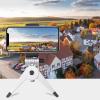 JINPIAOPIAO Portable Foldable Camera Tripod with 180 Adjustable Head and 1/4 Screw Mount for Travel Photography Content Creation view 2