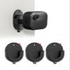 3 Pack Blink Outdoor Camera Mount  No Drill, No Screws, Strong Adhesive Wall Bracket for Blink Outdoor 4, Blink Indoor, Blink Mini, Blink Mini 2 Cameras  Easy, Secure Installation, Black view 1