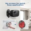 3 Pack Blink Outdoor Camera Mount  No Drill, No Screws, Strong Adhesive Wall Bracket for Blink Outdoor 4, Blink Indoor, Blink Mini, Blink Mini 2 Cameras  Easy, Secure Installation, Black view 3