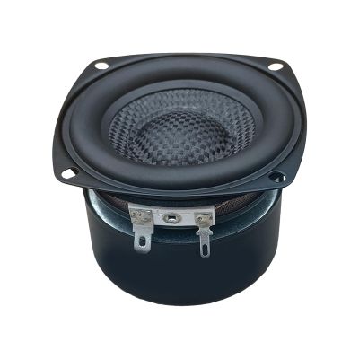 JINPIAOPIAO Square 3Inch Bass Speakers HiFi Stereo Systems with Glass Fiber Woven Woofer Metal Rubber Construction