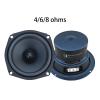 JINPIAOPIAO 5.25inch Square HiFi Subwoofer Bass Speakers with Metal Rubber Composite for Home Theater Audiophiles view 3