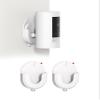 No Drill Ring Camera Adhesive Wall Mount, Strong Adhesive Camera Mount Stand Compatible with Ring Indoor Cam(1st Gen and 2nd Gen) Blink Camera Mount, No Drilling, No Screws, 2 Pack Mount Bracket view 1