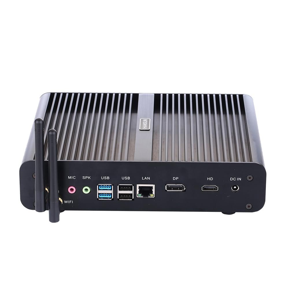 ANDAQI 4K Fanless Mini PC, Desktop Computer, Server, I7 1255U 1260P, BM14, DP, HDMI, LAN, 2 x USB3.0, 6 x USB2.0, SIM Slot, 64G RAM, 512G SSD, 5TB HDD