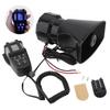 DriSentri Car Siren Horn with Mic PA Speaker System, 7 Tone Sound Speaker Loud Car Alarm Police Siren Vehicle Horn 100W 12V Emergency Amplifier Alarm Kit for Cars Trucks Vehicle Motorcycles view 1
