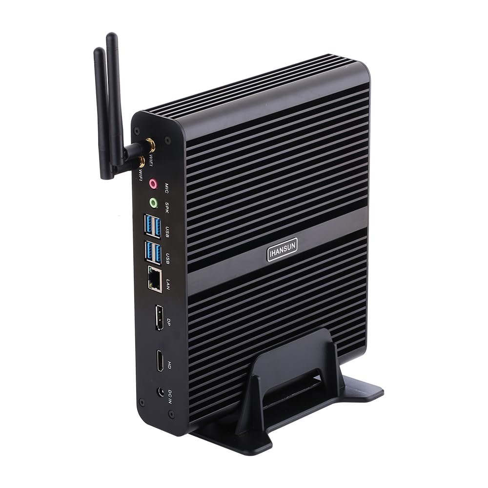 4K Fanless Mini PC, Desktop Computer, Server, Intel Comet Lake Six Cores I7 10710U 10810U, BM14, DP, HDMI, LAN, 32G RAM DDR4, 256G SSD, 1TB HDD
