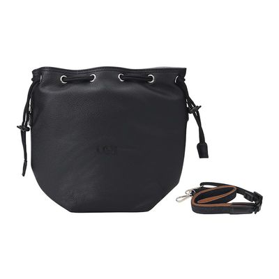Chuhals for PU Leathe Storage Bag for Insta360 X4 X5 for DJI for OSMO for 360 Outdoor Waterproof Sports Camera for Drawstring Designer for Handbags Portable(Black Color)