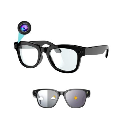 TREEFIA AI Smart Glasses with 1080P HD Camera, AI Real-Time Translation, Bluetooth Audio  Smart Glasses with Camera, Hands-Free Video Recorder for Travel, Sports, Outdoor Use (M01)