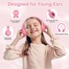 AILIHEN Kids Headphones for School, Classroom Headphones Bulk 10-Pack for K-12th Grade Students, 85dB Volume Limit, Shareable, Foldable, 3.5mm Jack for Library, Online Learning (Multicolor) view 3