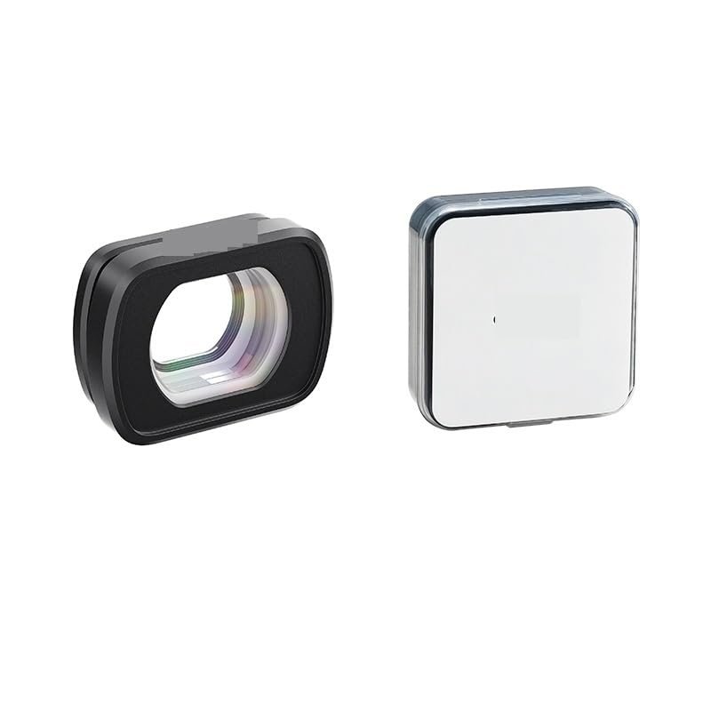 Chuhals for Macro/Wide-Angle Lens for DJI for Osmo for Pocket3 for Optical Glass Magnetic Attach for Aluminum Frame for POCKET3 Action Camera(Wide Angle Lens)