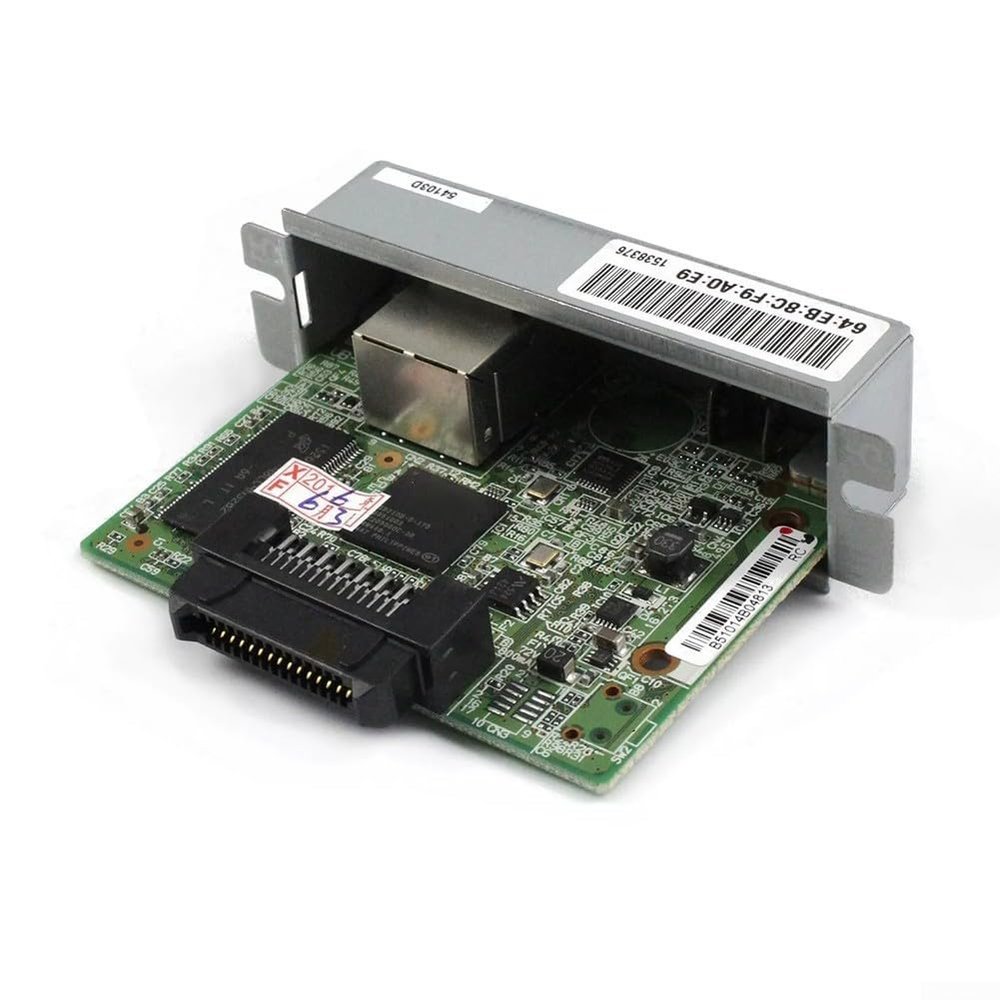 Startbuymore UB E03 Ethernet Interface Module C32C824541 For T81 T82II T88III T88IV T88V Printers, Fast Ethernet Print Server With 10Base T/100Base TX