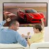 60 Inch 16:9 HD 4K Portable Foldable Projection Screen, Wrinkle-Free Movie Screen Support Dou-ble Sided Projection for Home Cinema, Garden Party(60 Inch 16:9) view 2