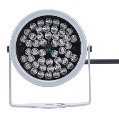 Keenso Night Vision Infrared Light, High Sensitivity Surveillance Fill Light for Road Surveillance, 48 LEDs, IR Infrared, Suitable for Various Cameras, ABS + Aluminum Alloy