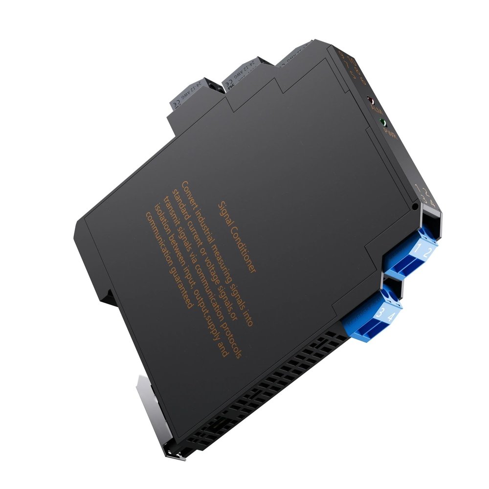 ONTYLTFP 4-20mA to 0-10V 4-20mA 1 in 2 Out DC Signal Isolator(Output 0-20ma)