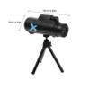 Didiseaon High-Power Monocular Telescope for Adults Lightweight Portable Bird Watching Scope with Smartphone Compatibility and Tripod for Outdoor Wildlife Viewing and Landscape Observation view 2