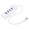 FRCOLOR Ports USB Hub Adapter High-Speed Data Transfer with Overload Protection and LED Indicator Expansion Splitter Compatible with Windows Vista XP and USB Devices view 1