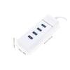 FRCOLOR Ports USB Hub Adapter High-Speed Data Transfer with Overload Protection and LED Indicator Expansion Splitter Compatible with Windows Vista XP and USB Devices view 2