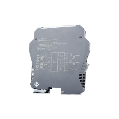 ONTYLTFP One in one Out DC24V Signal Isolator 4-20mA Module Isolation Barrier Voltage Current Transmitter 10V5V(4-20MA to 0-10V)