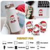 12 Pcs Cute Santa Stickers Set, Adorable Christmas Decals Santa with Gifts, Candy Cane, Mug, and Snowman, Holiday Stickers for Laptop, Bottle, Notebook, Scrapbook, Wrapping, DIY Crafts 5 Inches view 3