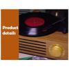 EHVYBDX Classic Style Phonograph Gramophone,Record Player Support Vinyl/U Disk/Bl/Input/Output,Phonograph Record Player 3 Speed for Entertainment and Home Decoration view 4