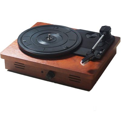 EHVYBDX Vintage 3-Speed Bl Phonograph Record Player Portable Suitcase Record Player with Built-in Stereo Speakers, Turntable Audio Sound Suitable for Living Room, Bedroom, Etc