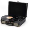EHVYBDX Suitcase Record Player with Built-in Speakers,3-Speed Bl Turntable Support 12/10/7 Inch Record,Headphone Jack,Vinyl Player