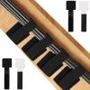 Rierdge 80 PCS Black Hook and Loop Cable Straps view 1