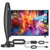 TV Antenna for Smart TV Indoor, Digital Antenna for Local Channels, Support 4k 1080p with Strong Magnetic Base, Long Range Reception with Amplifier Signal Booster for Old/HD TVs view 1