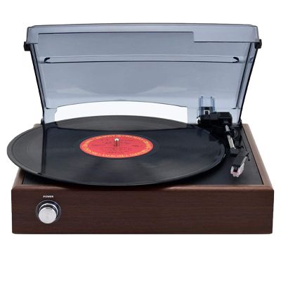 EHVYBDX Vinyl Player Built-in 2 Speakers,Three-Speed Record Player,Turntables for Vinyl Records Support Vin