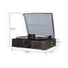 EHVYBDX Record Player Gramophone Record Player Turntable Wireless Portable LP Phonograph 3-Speed Belt-Drive Turntable Re view 2
