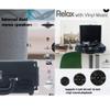 EHVYBDX Retro Suitcase Designed,Record Player Belt-Drive 3-Speed Turntable Built-in Stereo Speakers Supports 7/10/12 Inches Vinyl Record,RCA Line Out,Record Player with Speakers view 3