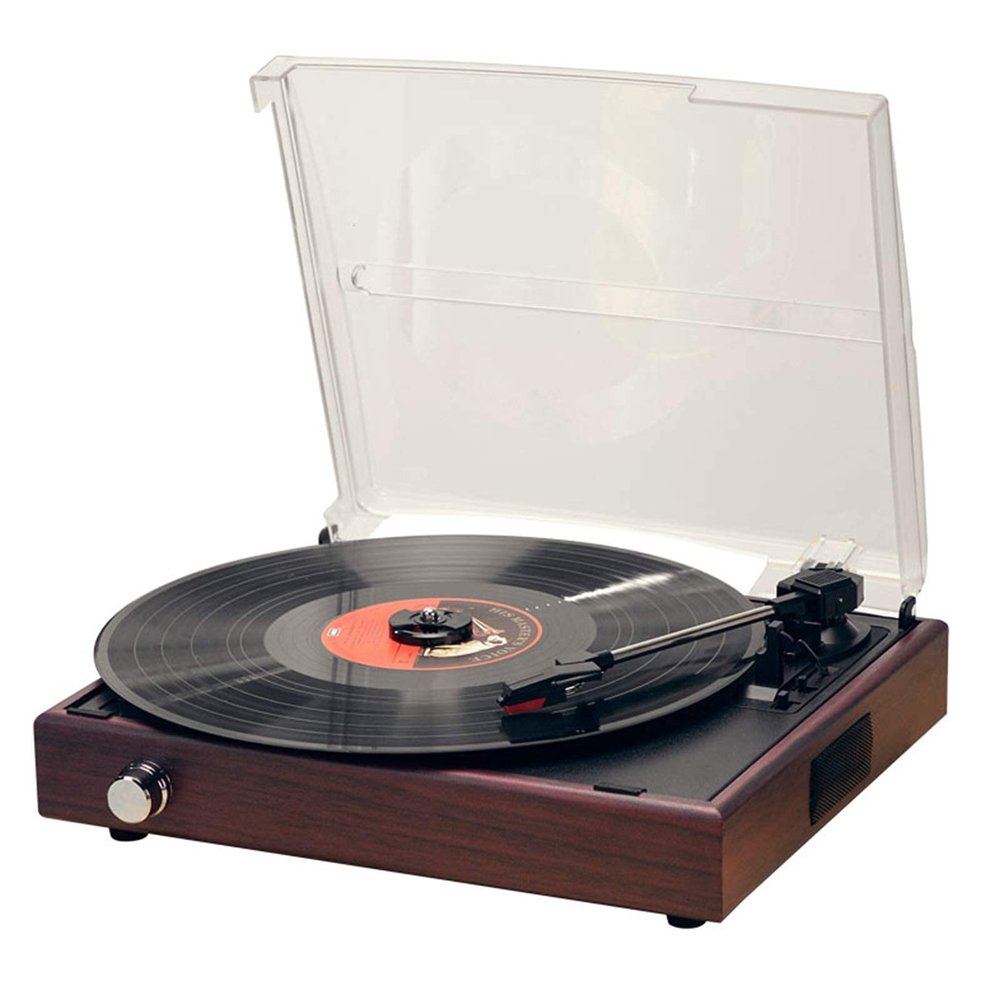 EHVYBDX Vinyl Turntable Record Player, Bl Wireless Built-in 3-Speed Belt Drive for Vinyl Records,Phonograph Record Player with 2 Stereo Speakers for Home