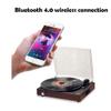 EHVYBDX Vinyl Turntable Record Player, Bl Wireless Built-in 3-Speed Belt Drive for Vinyl Records,Phonograph Record Player with 2 Stereo Speakers for Home view 4