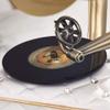 EHVYBDX Record Player Retro Turntable,Gramophone with Wireless Speakers, for Office/Home Decor, Gold Recorder view 3