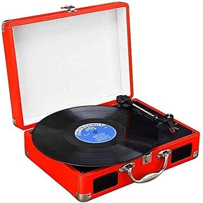 EHVYBDX Record Players,Record Player Turntable 3 Speed Vintage Record Players with Stereo Speaker Belt Driven Portable Reco