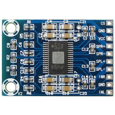 Yaregelun TPA3116D2 Mini Digital Power Audio Stereo Amplifier Board, Dual Channel 50W Class D DC 12-24V Ampli AMP Amplify Module