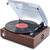 EHVYBDX Record Player Turntable Wireless Portable Phonograph with Built in Stereo Speakers 3-Speed Belt-Drive Turntable Vinyl Record Player with Speakers view 4