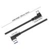 GALPADA Braided Right Angle Micro USB Cable Charger Cord Fast Charging and Data Sync Nylon for Phones Black view 2
