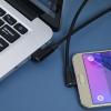 GALPADA Braided Right Angle Micro USB Cable Charger Cord Fast Charging and Data Sync Nylon for Phones Black view 4