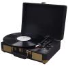 EHVYBDX Turntable, Record Player with Speakers, Three SpeedSupports RCA OutputBl, Headphone Jack,Portable Suitcase Style Vinyl Player view 1
