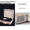 EHVYBDX Turntable, Record Player with Speakers, Three SpeedSupports RCA OutputBl, Headphone Jack,Portable Suitcase Style Vinyl Player view 2